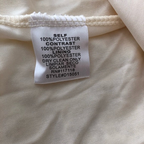 SOIEBLU cream lace maxi dress sleeveless - Picture 7 of 8